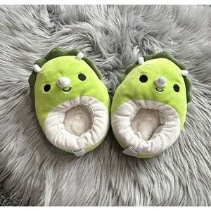 Squishmallows KellyToy Kids Slippers Plush Danny Dino‎ Size 13/1 Toddler